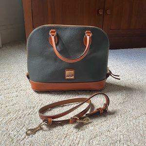 DOONEY AND BOURKE Dark Grey Leather Bag
